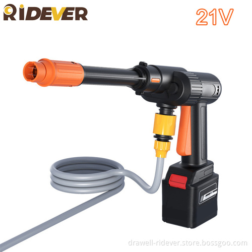 Ridever Car Washer Commercial Wireless 21V Lithium Battery 20000MA Auto Car Washer Machine